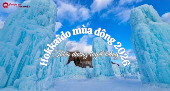 Tour Nhật Bản Tết 2026: Khám Phá Hokkaido Mùa Đông